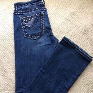 MISS ME BOOTCUT SIZE 28 JEANS